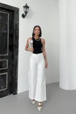 Front Pocket Detail Jeans 7079-50-(28-33)
