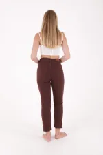 Dikişsiz Paça Mom Fit Kot Pantolon  764-78-(30-36)