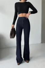 Pensli İspanyol Kot Pantolon 7021-17-(26-31)