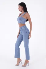 İspanyol Mom Fit Kot Pantolon  1706-15-(26-30)