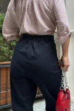 Beli Lastikli Havuç Pantolon 7083-73-(S-XL-6-2) Beli Lastikli Havuç Pantolon 7083-73-(S-XL-6-2)