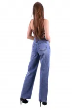 Bol Paça Relax Kot Pantolon  718-06-(27-32)