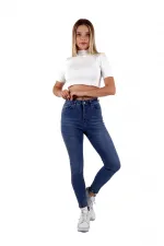 Serpmelı Kot Pantolon 727-15-(30-36) Serpmelı Kot Pantolon 727-15-(30-36)