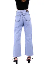 Paçası ve Beli Püsküllü Kot Pantolon 1703-08-(26-31) Paçası ve Beli Püsküllü Kot Pantolon 1703-08-(26-31)