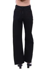 Dikişsiz Paça Bol Paça Relax Kot Pantolonlar  1740-23-(26-31)