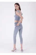 Kısa Boy Skinny Kot Pantolon  810-08-(26-28)