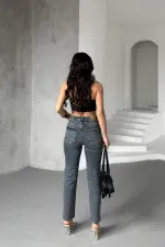 Serpme Yıldızlı Kot Pantolon 7040-28-(28-33) Serpme Yıldızlı Kot Pantolon 7040-28-(28-33)
