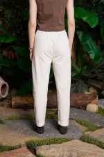 Havuç Keten Pantolon HS703-51-(S-XL) Havuç Keten Pantolon HS703-51-(S-XL)