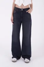 Bol Paça Baggy Relax Kot Pantolon 7031-19-(26-31) Bol Paça Baggy Relax Kot Pantolon 7031-19-(26-31)