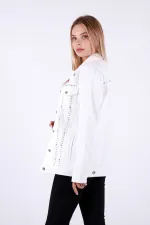 Taşlı Kot Ceket 625-50-(S-XL-6) Taşlı Kot Ceket 625-50-(S-XL-6)