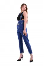 Beli Kemerli Salopet Tulum Kot Pantolon  327-02-(XS-L-6)