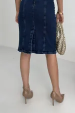 Askılı Fermuarlı Midi Elbise 3051-26-(S-XL)