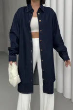 Balon Kollu Düğmeli Gömlek 6093-17-(S+L+3)