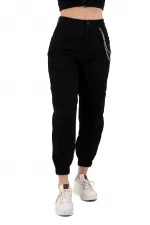 Parçalı Yanı Zincirli Pantolon 1704-07-(S-XL-6) Parçalı Yanı Zincirli Pantolon 1704-07-(S-XL-6)