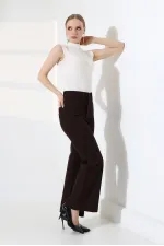 Front Pocket Detailed Jean  7079-78-(30-36) Brown