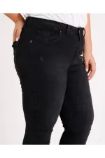 Lazer Yırtıklı Kot Pantolon 526-03-(48-54) Lazer Yırtıklı Kot Pantolon 526-03-(48-54)