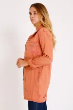 Fringe Finish Boyfriend Denim Jacket 679-75-(S-XL-6) Roof Tile Fringe Finish Boyfriend Denim Jacket 679-75-(S-XL-6) Roof Tile