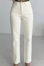 Mom Fit Kon Pantolon 7064-80-(26-31) Mom Fit Kon Pantolon 7064-80-(26-31)