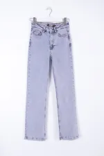 Jeans décontractés à ourlet cousu 7026-08-(26-31)