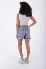Duble Paça Kot Şort 292-18-(S-XL-6) Duble Paça Kot Şort 292-18-(S-XL-6)