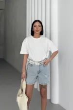 Kot Şort 266-08-(S-XL-6) Kot Şort 266-08-(S-XL-6)