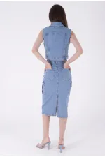 Kargo Cepli Kot Etek 1023-15-(S-XL-6) Kargo Cepli Kot Etek 1023-15-(S-XL-6)