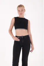 Stone Embellished Bustier 405-23-(SL-6) Stone Embellished Bustier 405-23-(SL-6)
