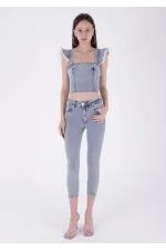 Kısa Boy Skinny Kot Pantolon  810-08-(26-28)