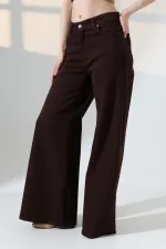 Wide Leg Jean 7082-78-(27-32) Brown Wide Leg Jean 7082-78-(27-32) Brown
