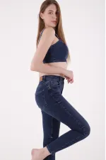 Kısa Boy Skinny Kot Pantolon 811-01-(28-33) Kısa Boy Skinny Kot Pantolon 811-01-(28-33)
