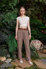 Beli Lastikli Havuç Pantolon 7083-72-(S-XL-6-2) Beli Lastikli Havuç Pantolon 7083-72-(S-XL-6-2)