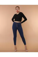Önü 5 Düğmeli Skinny Kot Pantolon  755-26-(28-33)