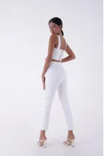 Droplu Mom Fit Pantolon  1724-50-(26-28)