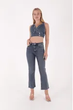 Mom Fit Kot Pantolon 1706-62-(26-31)