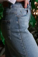 Taşlı Kot Etek  1073-15-(XS-XL-6-2)
