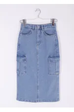 Kargo Cepli Kot Etek 1023-15-(S-XL-6) Kargo Cepli Kot Etek 1023-15-(S-XL-6)
