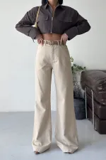 Wide Leg Relax Jeans 7118-65-(27-32) Stone