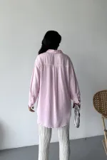 Cepli Oversize Keten Gömlek HS609-84-(S-XL) Cepli Oversize Keten Gömlek HS609-84-(S-XL)