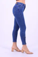 Paçası Dört Düğmeli Kot Pantolon  786-27-(26-31)