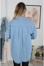 Oversize Kot Gömlek 669-42-(S-L-5) Oversize Kot Gömlek 669-42-(S-L-5)