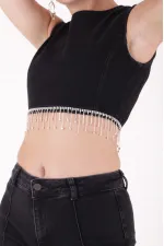Stone Embellished Bustier 405-23-(SL-6) Stone Embellished Bustier 405-23-(SL-6)