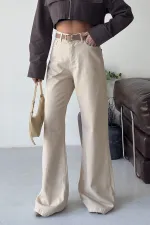 Wide Leg Relax Jeans 7118-65-(27-32) Stone