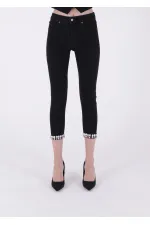 Paçası Taşlı Skinny Kot Pantolon 7037-23-(26-31) Paçası Taşlı Skinny Kot Pantolon 7037-23-(26-31)