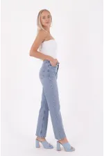 Palazzo Relax Kot Pantolon  7018-15-(28-33)