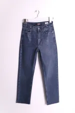 Dikişsiz Paça Mom Fit Kot Pantolon  764-53-(26-31)