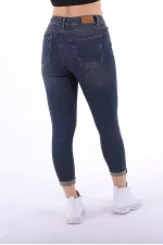 Duble Paça Skinny Kısa Boy Kot Pantolon 820-02-(26-31) Duble Paça Skinny Kısa Boy Kot Pantolon 820-02-(26-31)