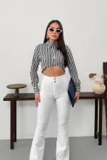 Pensli İspanyol Kot Pantolon  7021-50-(27-32)