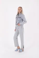 Boru Paça Relax Kot Pantolon 931-42-(27-32)