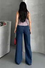 Wide Leg Baggy Relax Jean 7031-26-(26-31) Regular Dark Blue