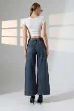 Palazzo Jeans 7158-62-(27-32) Middle Blue - Tinted Palazzo Jeans 7158-62-(27-32) Middle Blue - Tinted